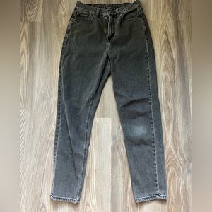 American Eagle Outfitters Dark Gray Women's Straight Leg Jeans